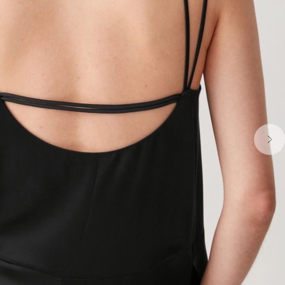 COS ~ Double Strap Jumpsuit in black - Picture 3 of 5